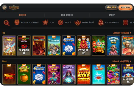 Gransino alternative screan casino page