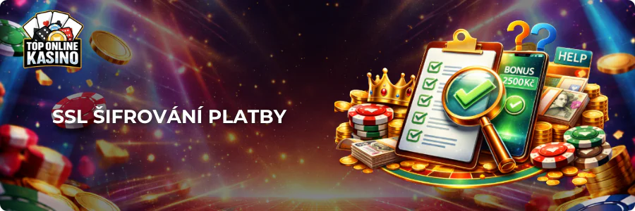 Šifrování platby a ověření 3D Secure v online casinu